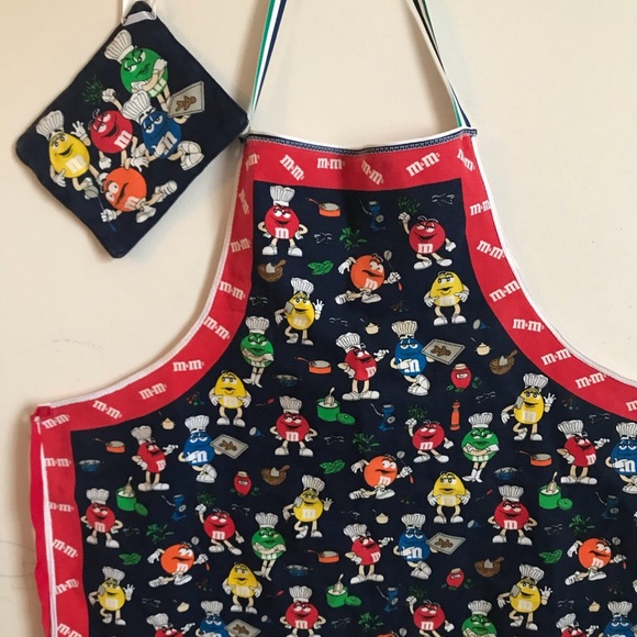 Rare Vintage M&M’s Original Apron Set - Picture 4 of 8